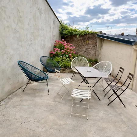 Coliving Equipe Avec Terrasse - Wifi Rapide, Cuisine Complete, Centre-Ville - Ideal Sejour Pro Ou Longue Duree * Saint-Quentin (Aisne)