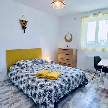 Coliving Centre-Ville - Terrasse & Wifi - Ideal Pro & Longue Duree - Arrivee Autonome Проживание в семье *