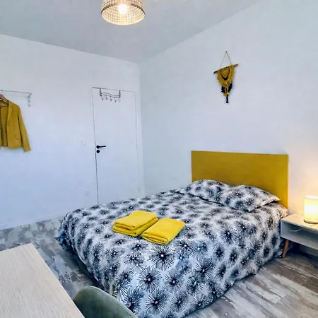 Homestay szállás Coliving Centre-ville - Terrasse & Wifi - Ideal Pro & Longue Duree - Arrivee Autonome