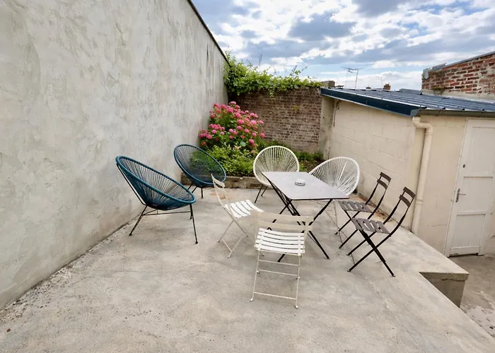 Coliving Equipe Avec Terrasse - Wifi Rapide, Cuisine Complete, Centre-Ville - Ideal Sejour Pro Ou Longue Duree * Saint-Quentin (Aisne)